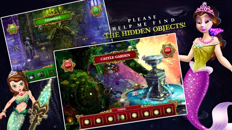 Hidden Object Mermaid House - Underwater Mystery Hidden Objects Game