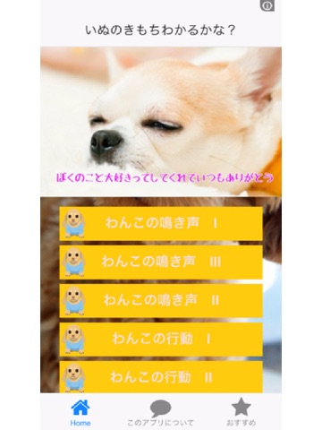Screenshot #4 pour 無料 いぬのきもちわかるかな？犬好きの為のアプリ