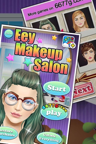 Eyes Makeup Salon - kids games screenshot 3