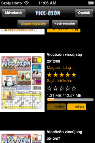 Viccözön viccújság screenshot 2