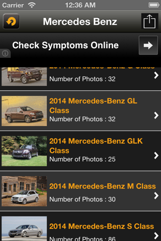 Cars Gallery-Mercedes Benz edition screenshot 2