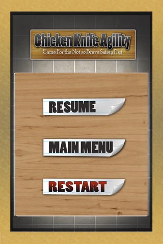 Chicken Knife Agility Game For the Not so Brave : Safety First - Free Edition screenshot 2