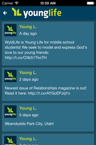 Young Life San Diego College screenshot 2