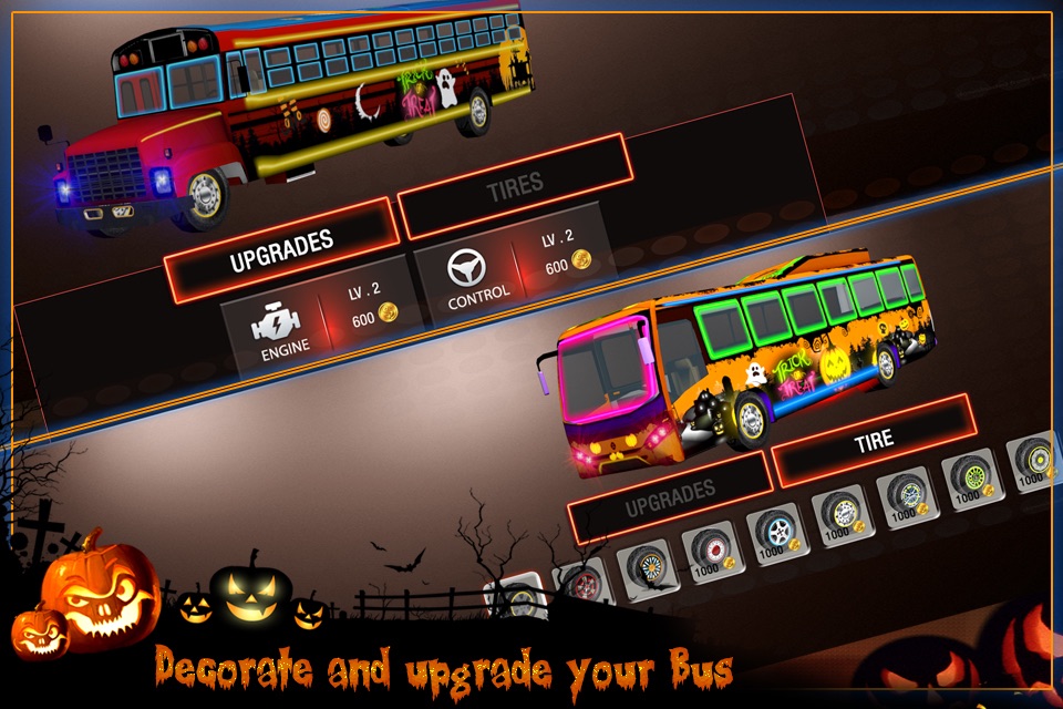 Halloween Party Bus Driver 3D screenshot 3