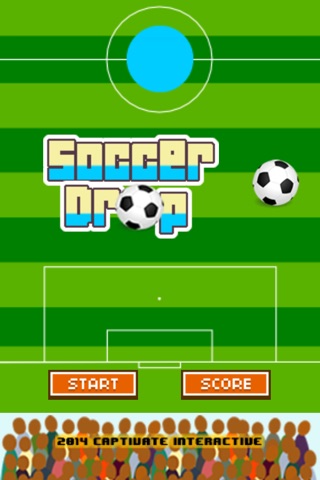 Soccer Ball Drop Game - Score Goals screenshot 2