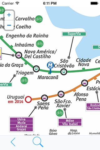 Rio Metro - Map of Transport  Rio de Janeiro offline map screenshot 3