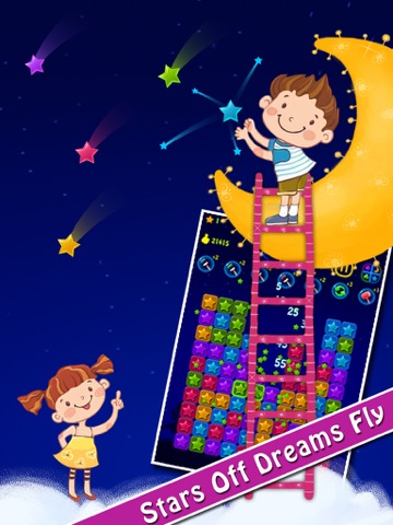 Screenshot #1 for Lucky Stars 2 - A Free Addictive Star Crush Game To Pop All Stars In The Sky