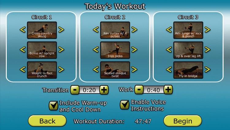 Hand Weight Circuits