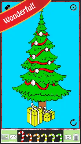 Game screenshot Christmas Coloring Book FREE: Snowy Xmas, Snowflakes, & Santa Claus Edition apk