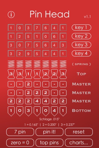 Pin Head - Lock Cylinder Calc screenshot 2