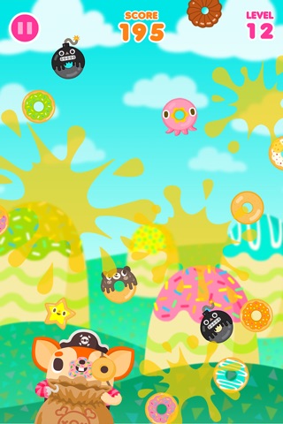 Donut Pirate – In a dangerous world of falling donuts screenshot 2