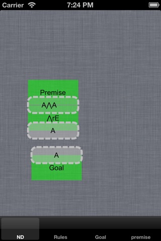 Propositional Logic - Natural Deduction proof builder screenshot 3