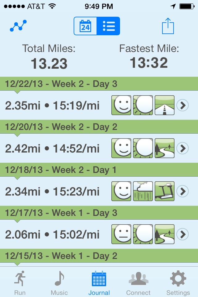 Ease into 5K - Free, run walk interval training program, GPS tracker screenshot 4