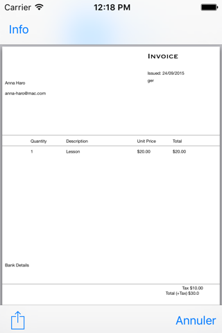 Invoice Small Business Lite screenshot 3