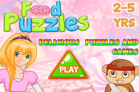 Food Puzzles by Geared Kids Games Educational Games