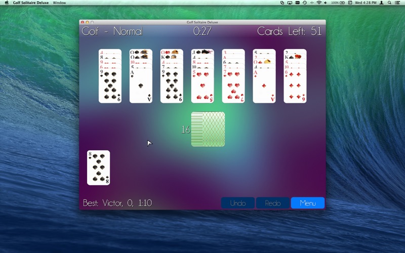 Screenshot #1 pour Golf Solitaire Deluxe