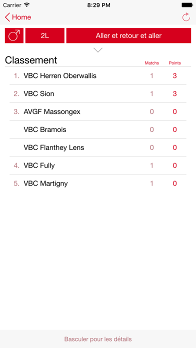 Screenshot #3 pour SVRW - Walliser Volleyball