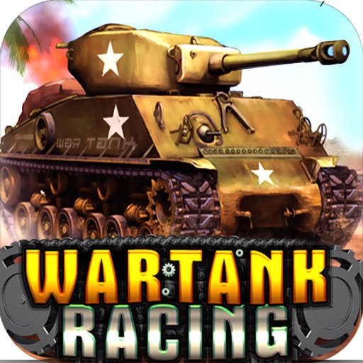 War Tank Racing Icon