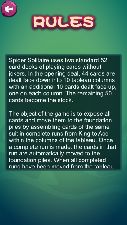Card: Spider Solitaire ^
