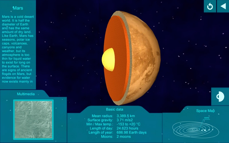 Screenshot #3 pour Explain 3D: Explore the solar system