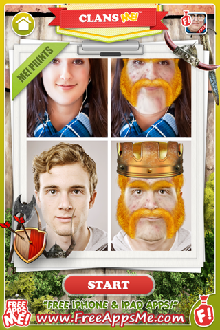 Clans ME! FREE - Clash Of Clans Yourself Clashers with Epic Action Fantasy Face Photo Effects! screenshot 2