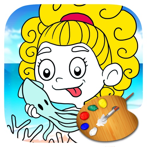 Coloring Book Game for Bubble Guppies Edition icon