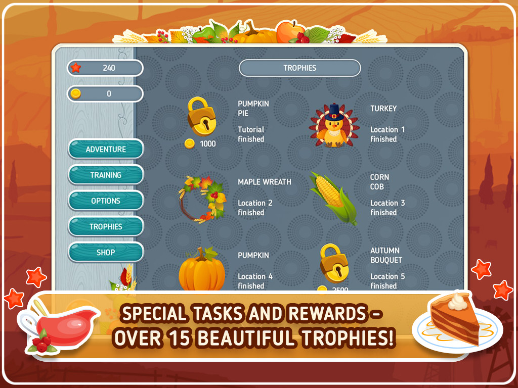 Thanksgiving Day Griddlers Free screenshot 9