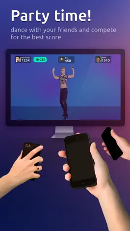 Game screenshot Jamo = Dance games from Wii. Now just dance with iPhone on the go. Not affiliated with Zumba fitness. hack