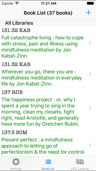 MyLibraryList Free iPhone screenshot 4 - Book app