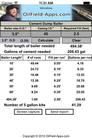 Cement Bailer screenshot 2