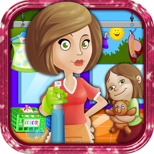 Kids Washing Cloths free girl games iOS App