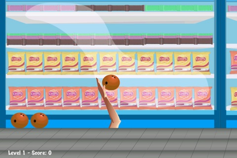 Grocery destruction party : food can air bowling game - Free Edition screenshot 2