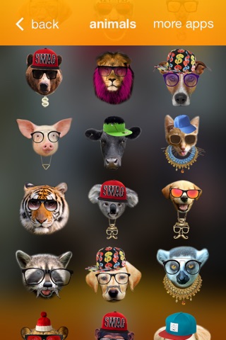 Animal Face Editor - Photo Booth with Funny Animal Head Stickers screenshot 4