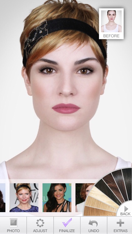 Hairstyles - Celebrity Hair Try-On screenshot-3