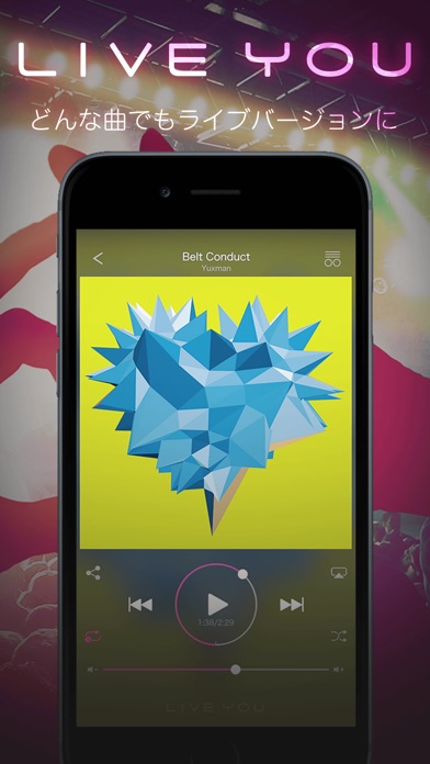 download LIVE YOU -Make your music sound live- | free music player apps 0