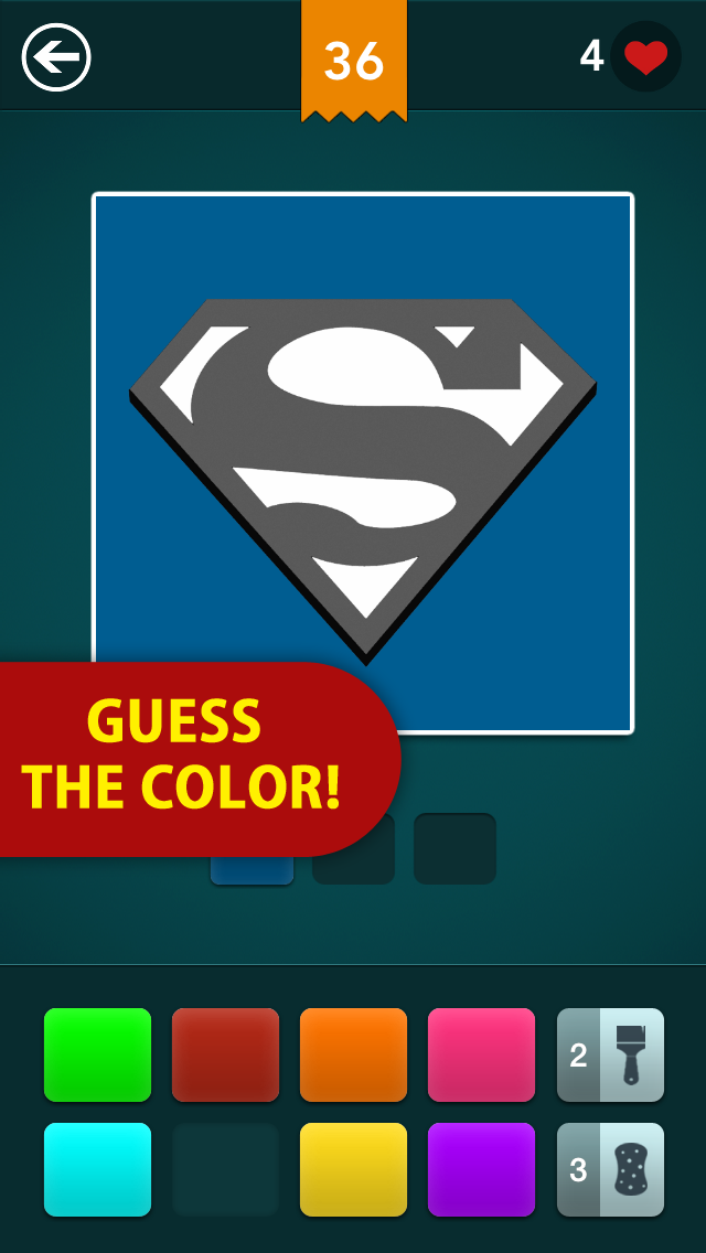 Guess the Color ~ Free Pop Icon Quiz screenshot 1