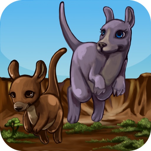 Cute Kangaroo Jump FREE icon