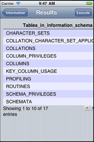 SQL Mobile screenshot 2