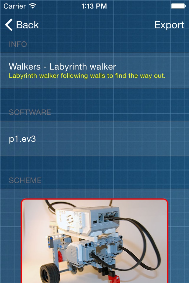 Projects for LEGO® MINDSTORMS® screenshot 3