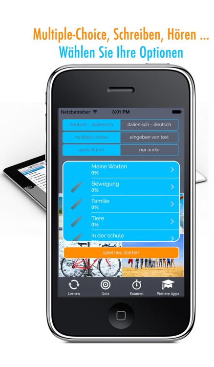 Learn German and Italian Vocabulary: Memorize Words - Free