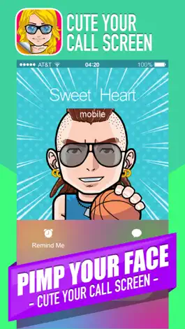 Game screenshot Pimp Your Face - Cute Your Call Screen apk