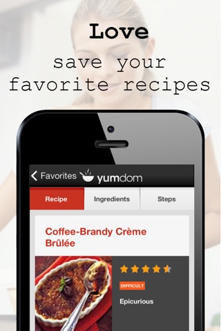 YumDom: Free tasty recipes for your diet, allergy, and nutrition needs from rustic to gourmet  by top chefs screenshot 2