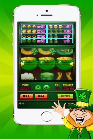 A Big Irish Leprechaun Slots Pro - Free Jackpot Casino Slot-Machine Game screenshot 3