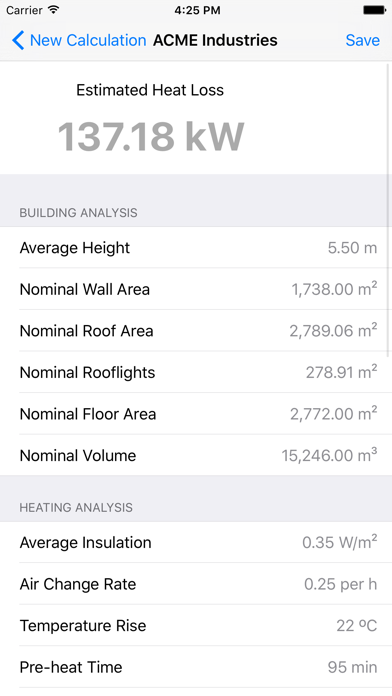 Screenshot #3 pour Powrmatic Heating Load Calculator