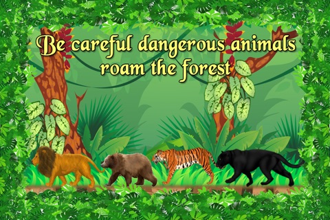 Forest Safari Tiger Hunting - The funny Hunter saving cute animals - Free Edition screenshot 3