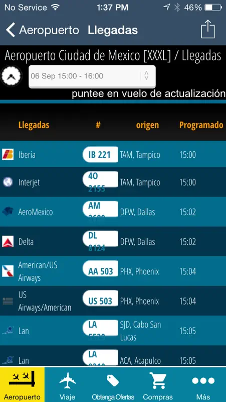 Mexico City Airport MEX +Radar screenshot 3 of 4
