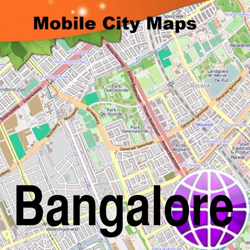 Bangalore Street Map for iPad icon