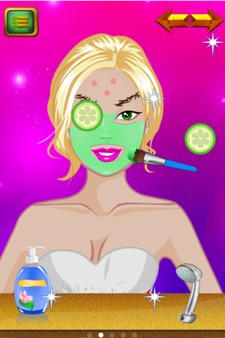 Princess Party Makeover ,Dressup ,spa free girls games. screenshot 2