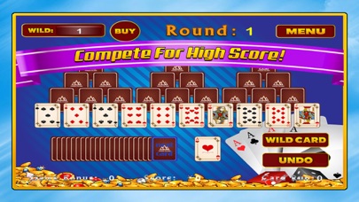 Screenshot #2 pour Solitaire jeux de stratégie fun libre jeu de cartes