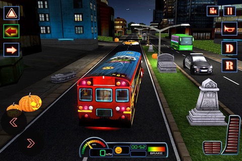 Halloween Party Bus Driver 3Dのおすすめ画像5